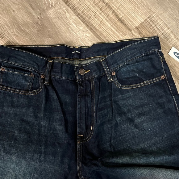 Old Navy Men's Deep Indigo Loose Jeans Lot 1071 - Picture 5 of 8